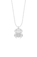 Postříbřený náhrdelník Lilou Skarabeus A03/MARKET/ANS/67