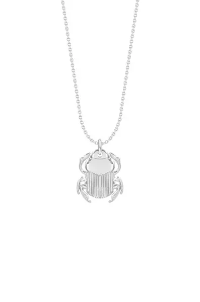Postříbřený náhrdelník Lilou Skarabeus