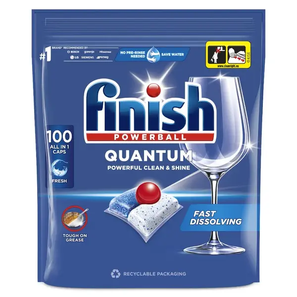 Finish Quantum All in 1 kapsle do myčky 100 ks