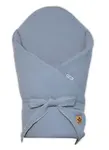 Mušelínová zavinovačka s výstužou na zaväzovanie, Baby Nellys, 75x75cm, denim