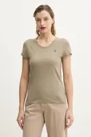 Bavlněné tričko G-Star Eyben slim v t 2.0 dámské, zelená barva, D24533-4107