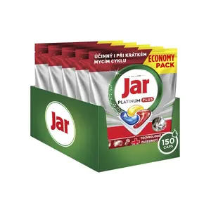 Jar Platinum Plus Lemon kapsle do myčky 150 ks
