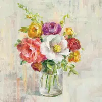Euroart MALBA NA PLÁTNĚ, květiny, 55/55/3 cm