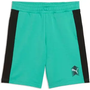 Puma ACTIVE SPORTS SWEAT SHORTS B Chlapčenské krátke nohavice, zelená, veľkosť