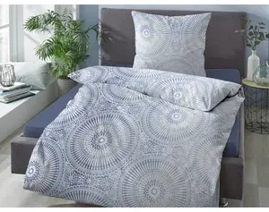 Povlečení linon Elysia, modré