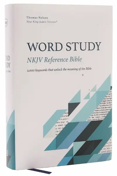 NKJV, Word Study Reference Bible, Hardcover, Red Letter, Comfort Print - Thomas Nelson