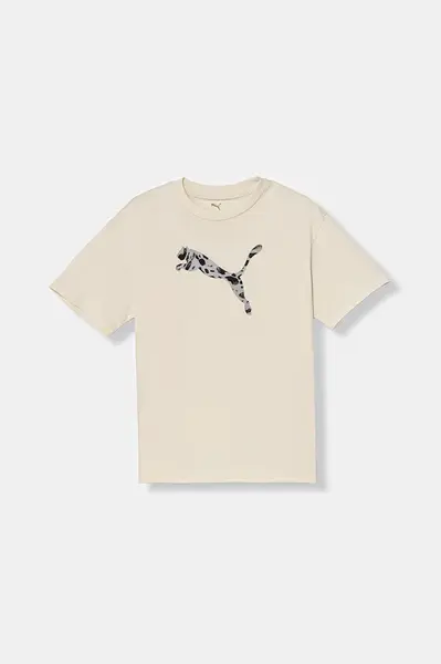 Puma Dětské bavlněné tričko Puma ESS GRAPHIC Animal
