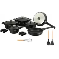 Royalty Sada nádobí 17 ks, černá