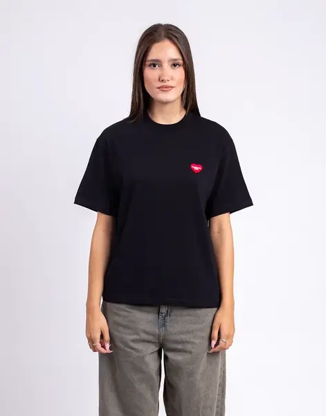 Tričko Carhartt WIP W' S/S Heart Patch T-Shirt Black/Red