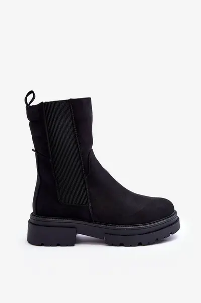 Členkové topánky Boto High Quilted