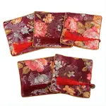 Retro Square Cloth Zipper Pouches
