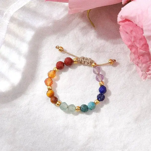 Adjustable Gemstone Finger Rings for Women