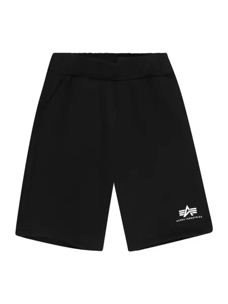 ALPHA INDUSTRIES Nohavice  čierna / biela