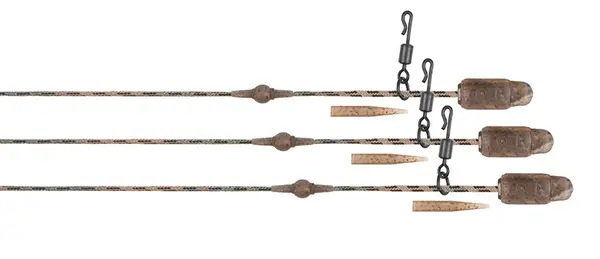 Fox montáž edges submerge heli-clip rigs camo 3 ks - 40 lb