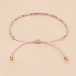 Bohemian Braided Adjustable Glass Seed Beaded Bracelets