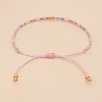 Bohemian Braided Adjustable Glass Seed Beaded Bracelets