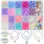 DIY Mermaid Themed Bracelet Jewelry Kits