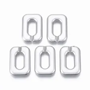 Spray Painted CCB Plastic Linking Rings