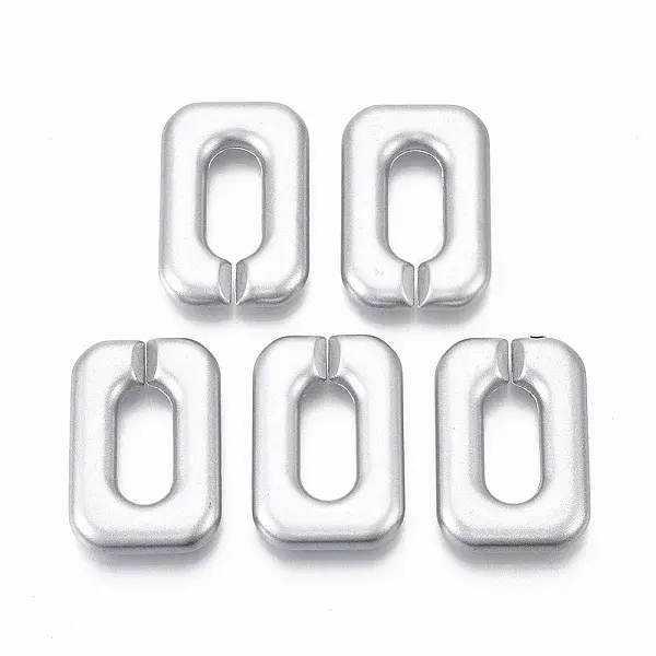 Spray Painted CCB Plastic Linking Rings