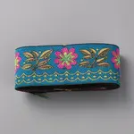 Ethnic Style Polyester Embroidery Flower Ribbon