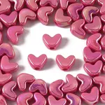 50Pcs UV Plating Opaque Acrylic Beads