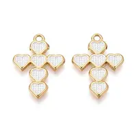 304 Stainless Steel & Enamel Pendants