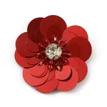 Flower Shape PVC Sequin/Paillette Beading Appliques
