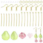DIY Flower Leaf Acrylic Dangle Earring Jewelry Making Kits