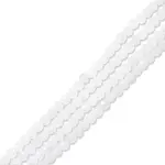 2 Strands Natural White Jade Beads Strands