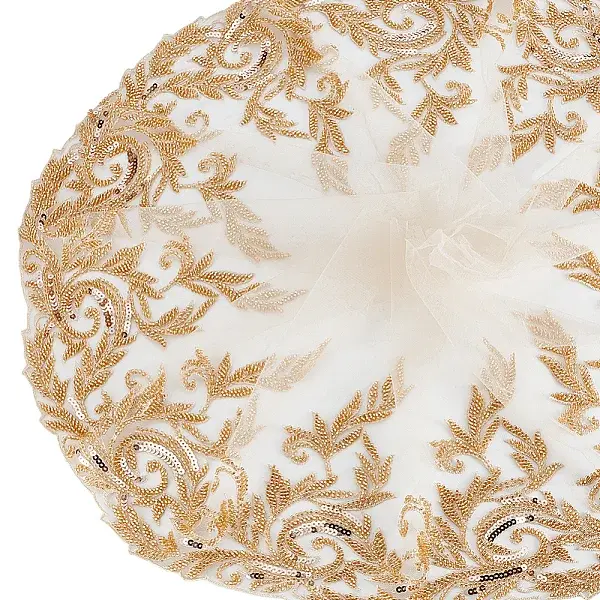 2 Yards Polyester Embroidery Flower Lace Trim