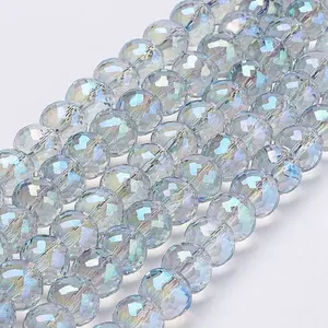 Electroplate Glass Bead Strands