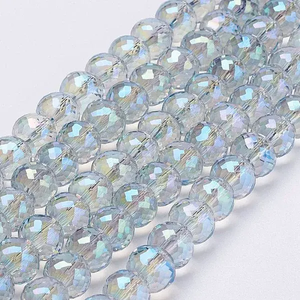 Electroplate Glass Bead Strands