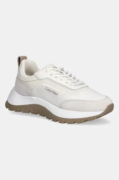 Sneakers boty Calvin Klein RUNNER LACE UP MESH MIX