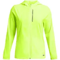 Under Armour OUTRUN THE STORM Dámska bežecká bunda, reflexný neón, veľkosť S