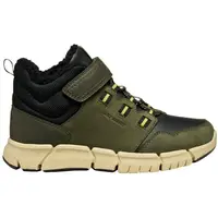 Geox J FLEXYPER B ABX Chlapecká zimní obuv, tmavě zelená, velikost