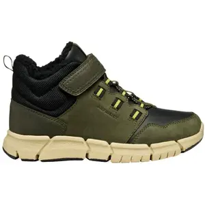 Geox J FLEXYPER B ABX Chlapecká zimní obuv, tmavě zelená, velikost