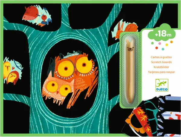 Vyškrabávání pro nejmenší zvířátka