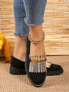 Dámské eco semišové mokasíny Resti