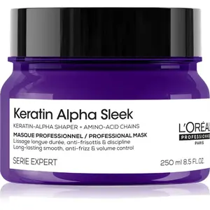 L’Oréal Professionnel Serie Expert Keratin Alpha Sleek vyživující maska pro hladký vzhled vlasů 250 ml