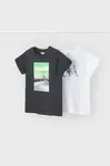 Dětské bavlněné tričko Mayoral 2-pack