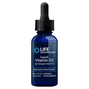 Life Extension Liquid Vitamin D3 2000IU - 29,57ml