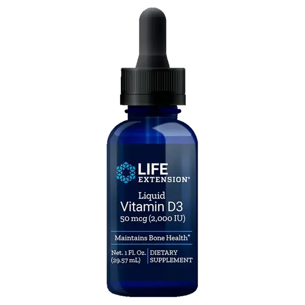 Life Extension Liquid Vitamin D3 2000IU - 29,57ml