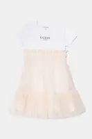 Dívčí šaty Guess oranžová barva, midi, J5RK18 K6YW0