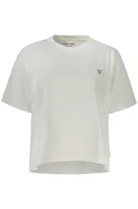 Bílé dámské crop tričko