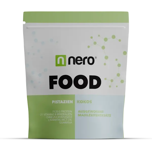 NERO Zdravé dietní jídlo Nero FOOD Pistácie & Kokos, 1kg, 33 porcí