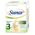 SUNAR Sensitive 3 pokračovacie dojčenské mlieko 12m+ 500 g