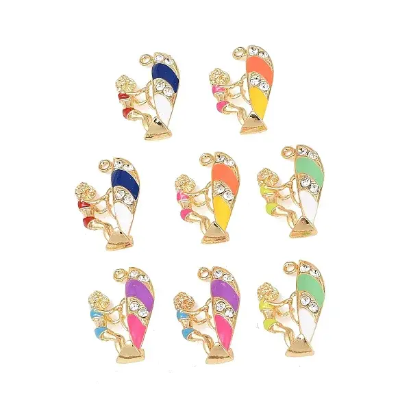 Alloy Enamel Pendants