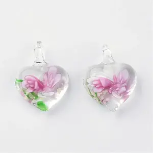 Handmade Luminous Lampwork Pendants