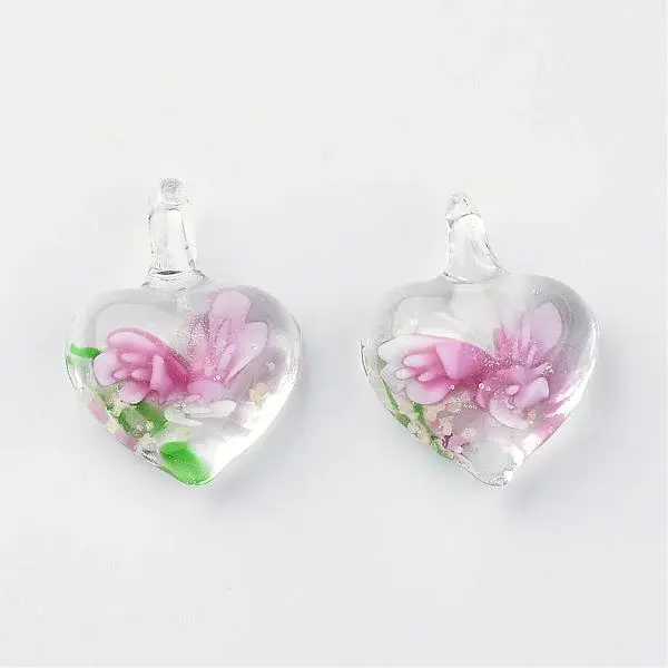 Handmade Luminous Lampwork Pendants