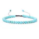 Adjustable Women's Turquoise Beaded Bracelet